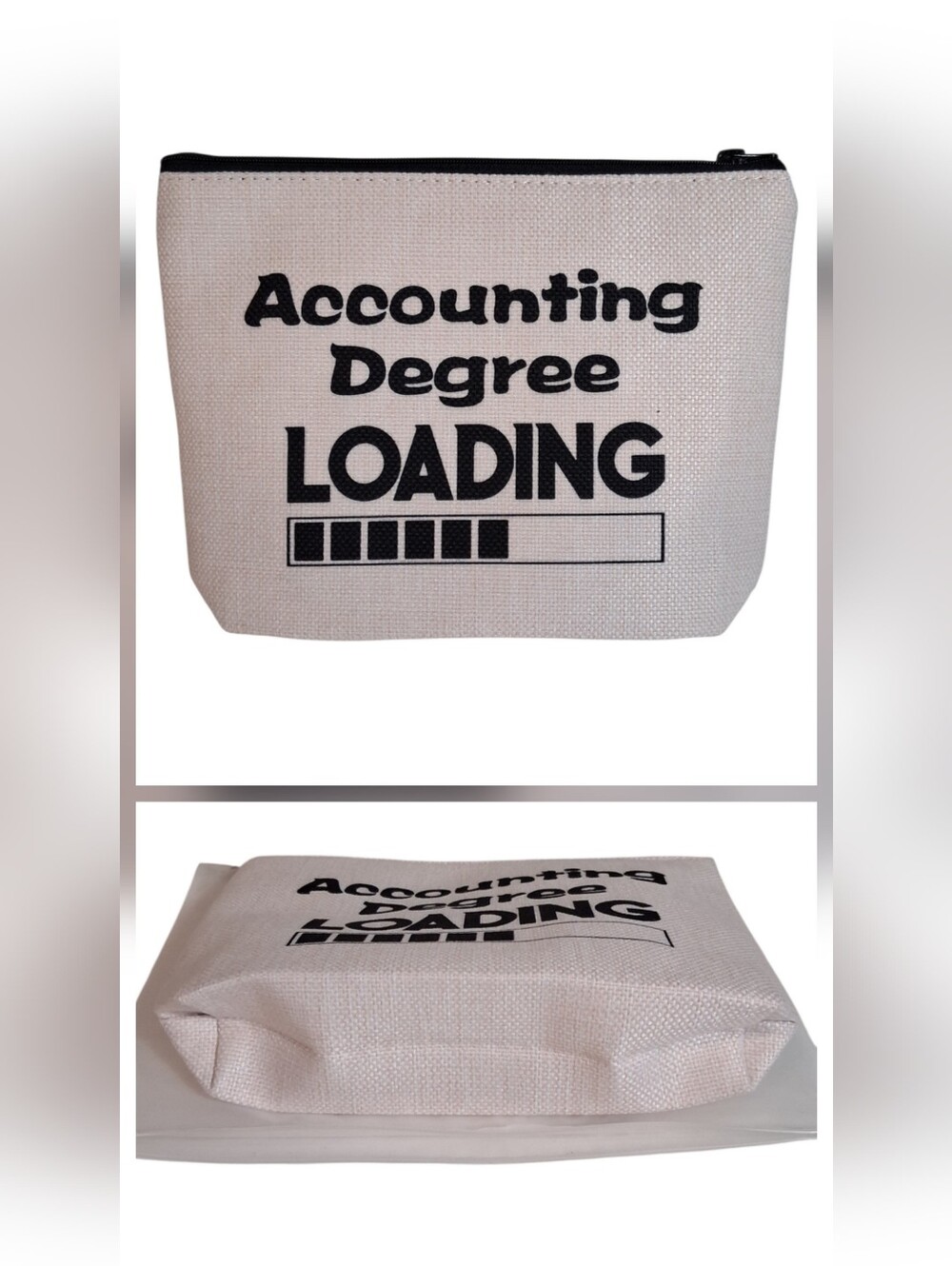 NEW Accounting Degree Loading | Cosmetic Pouch  Makeup Zipper Bag
